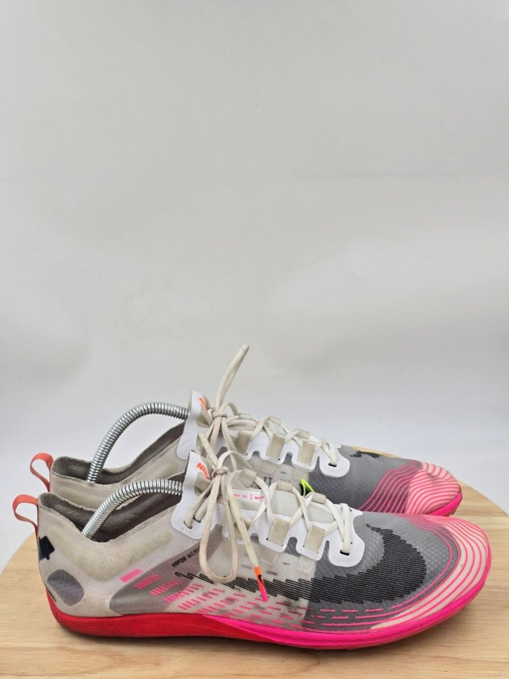 NIKE ZOOM VICTORY 5 XC Lightweight cross country Shoes MENS SIZE 11 WHITE BRIGHT